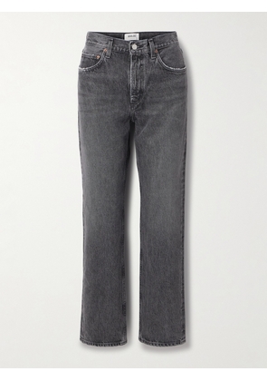 AGOLDE - Valen Mid-rise Straight-leg Jeans - Gray - 23,24,25,26,27,28,29,30,31,32