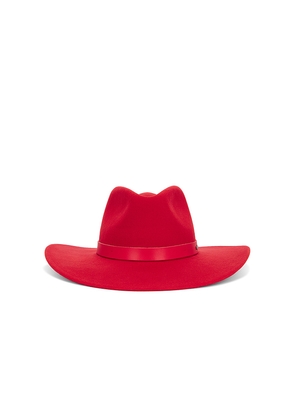 Brixton Harper Felt Hat in Red. Size L. Also in XS, S, M.
