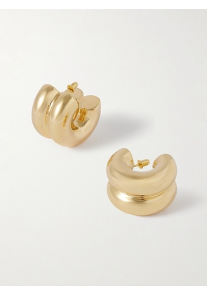 Uncommon Matters - Billow Gold Vermeil Hoop Earrings - One size