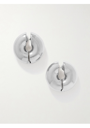 Uncommon Matters - Stratus Silver Hoop Earrings - One size