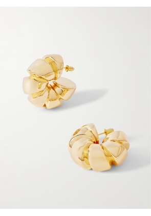 Uncommon Matters - Spin Creoles Gold Vermeil Hoop Earrings - One size