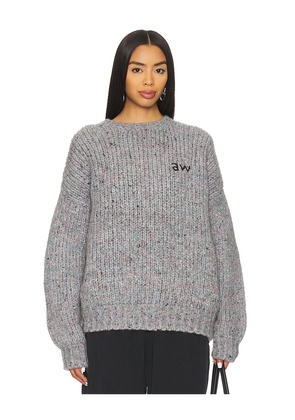 Alexander Wang Crewneck Pullover Sweater in Grey. Size M/L. Also in XS/S.