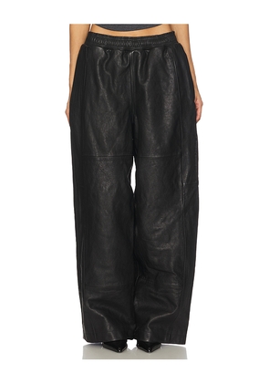 Alexander Wang Mid Rise Patchwork Sweatpant in Black. Size S. Also in XS.