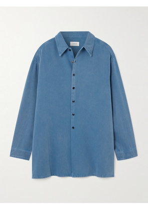 LEMAIRE - Twisted Washed Cotton-twill Shirt - Blue - FR 34,FR 36,FR 38,FR 40,FR 42,FR 44