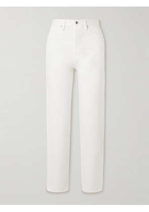 Jil Sander - Cropped High-rise Straight-leg Jeans - Off-white - 23,24,25,26,27,28,29,30,31,32