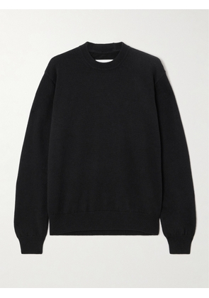 Jil Sander - Cashmere And Cotton-blend Sweater - Black - FR 30,FR 32,FR 34,FR 36,FR 38,FR 40,FR 42,FR 44