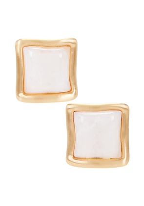 Cult Gaia Suni Earring in Ivory.
