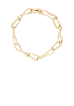 Cult Gaia Vera Necklace in Metallic Gold.