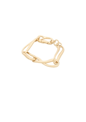 Cult Gaia Vera Bracelet in Metallic Gold.