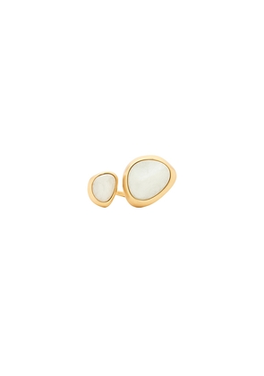 Cult Gaia Cleo Ring in Ivory.