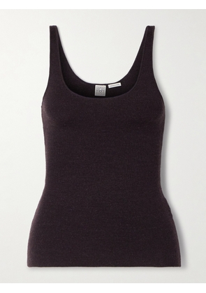 TOTEME - Wool-blend Tank - Brown - xx small,x small,small,medium,large,x large