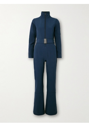 We Norwegians - Tyn Belted Stretch-jersey Jumpsuit - Blue - x small,small,medium,large