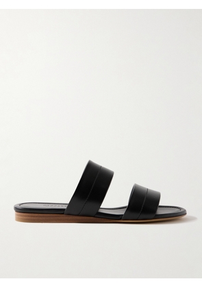 Gabriela Hearst - Lora Leather Slides - Black - IT36,IT37,IT37.5,IT38,IT38.5,IT39,IT39.5,IT40,IT41,IT42