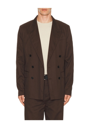 ALLSAINTS Newton Blazer in Brown. Size 38. Also in 40, 42, 44.