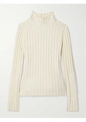 Proenza Schouler - Haven Ribbed Wool-blend Turtleneck Sweater - White - x small,small,medium,large,x large