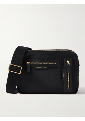 Anya Hindmarch - Leather-trimmed Econyl® Shoulder Bag - Black - One size
