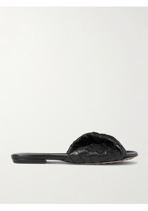Bottega Veneta - Blink Intrecciato Leather Slides - Black - IT36,IT37,IT38,IT39,IT40,IT41,IT42