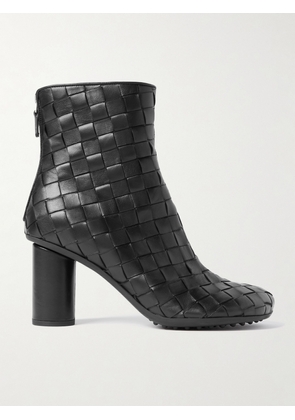 Bottega Veneta - Atomic Intrecciato Leather Ankle Boots - Black - IT36,IT37,IT38,IT39,IT40,IT41