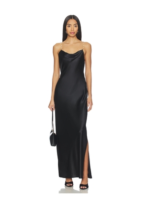 CAMI NYC Shallon Gown in Black. Size L. Also in XXS, XS, S, M, XL.