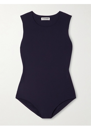 Jil Sander - Stretch-jersey Bodysuit - Blue - x small,small,medium,large,x large
