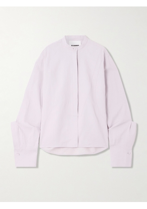 Jil Sander - Paneled Linen Shirt - Purple - FR 32,FR 34,FR 36,FR 38,FR 40,FR 42