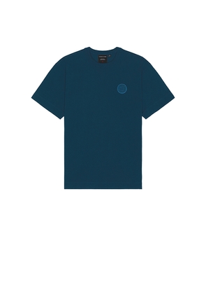 Canada Goose Gladstone Embroidered T-Shirt in Blue. Size L. Also in XL/1X, XXL/2X.