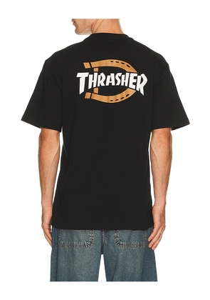 Dickies x Thrasher Graphic Tee in Black. Size L. Also in S, M, XL/1X.