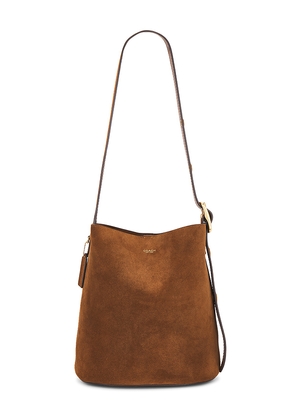 Coach Bleeker Bucket Bag in Brown.