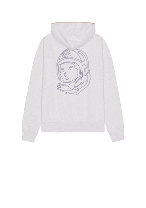 Billionaire Boys Club Small Curve Zip Hoodie in Grey. Size L. Also in S, M, XL/1X.