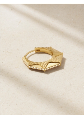 Marie Lichtenberg - Nyc 18-karat Gold Diamond Single Hoop Earring - One size