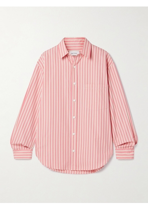 Matteau - Striped Cotton-poplin Shirt - Pink - 1,2,3,4,5,6