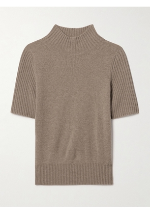 KHAITE - Talvi Cashmere Turtleneck Sweater - Brown - x small,small,medium,large,x large