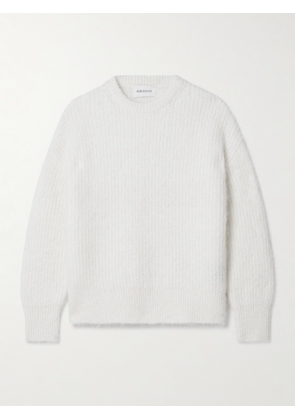 16ARLINGTON - Sephia Ribbed Alpaca-blend Sweater - Ecru - small,medium,large