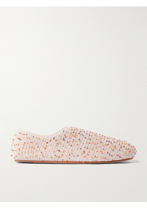 Gabriela Hearst - Callie Beaded Crocheted Ballet Flats - Ivory - IT36,IT36.5,IT37,IT37.5,IT38,IT38.5,IT39,IT39.5,IT40,IT40.5,IT41,IT42
