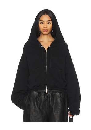 Alexander Wang Veil Zip-up Hoodie in Black. Size S. Also in XL.