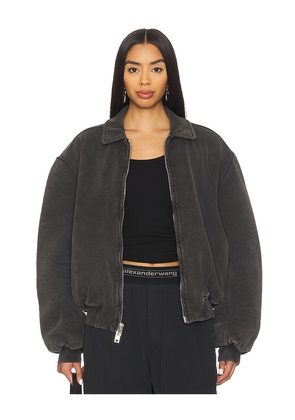 Alexander Wang Moto Jacket in Grey. Size M. Also in XS, S.