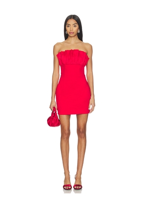 ELLIATT Yasmine Mini Dress in Red. Size L. Also in S, XS, M, XL.