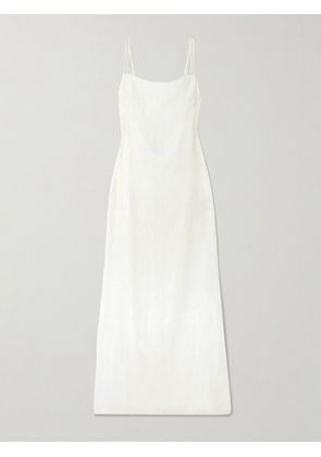 Gabriela Hearst - Avebury Silk-plissé Maxi Dress - Ivory - IT36,IT38,IT40,IT42,IT44,IT46,IT48
