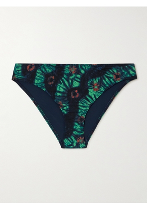 Ulla Johnson - Dani Printed Bikini Briefs - Green - x small,small,medium,large,x large