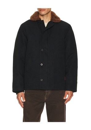 Brixton Mast Jacket in Black. Size L. Also in S, M.