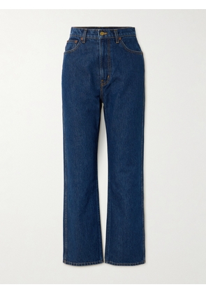 B SIDES - Plein High-rise Straight-leg Jeans - Blue - 24,25,26,27,28,29,30,31,32