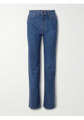 KHAITE - Danielle High-rise Slim-leg Jeans - Blue - 23,24,25,26,27,28,29,30,31,32