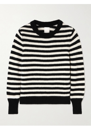 Suzie Kondi - Sarra Striped Cashmere Sweater - Black - x small,small,medium,large,x large