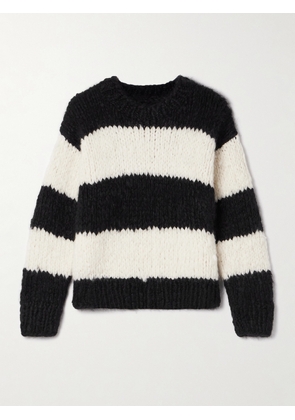 Suzie Kondi - Jooshi Striped Cashmere Sweater - Black - x small,small,medium,large,x large