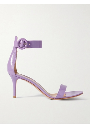 Gianvito Rossi - Portofino 70 Leather Sandals - Purple - IT36,IT36.5,IT37,IT37.5,IT38,IT38.5,IT39,IT39.5,IT40,IT40.5,IT41,IT42