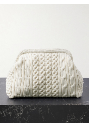Gabriela Hearst - Agon Cable-knit Cashmere Clutch - Ivory - One size