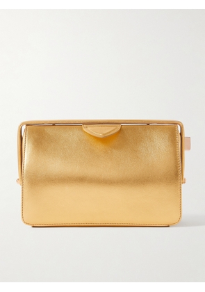 Gabriela Hearst - Carrington Metallic Leather Clutch - Gold - One size