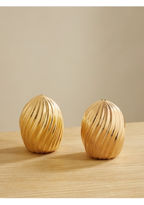 L'Objet - Ripple Set Of Two Gold-plated Shakers - One size