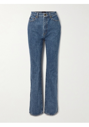 KHAITE - Danielle High-rise Slim-leg Jeans - Blue - 23,24,25,26,27,28,29,30,31,32