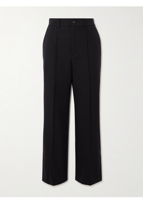 FRAME - Crop Kick Flare Stretch-cotton Pants - Black - US0,US2,US4,US6,US8,US10,US12,US14